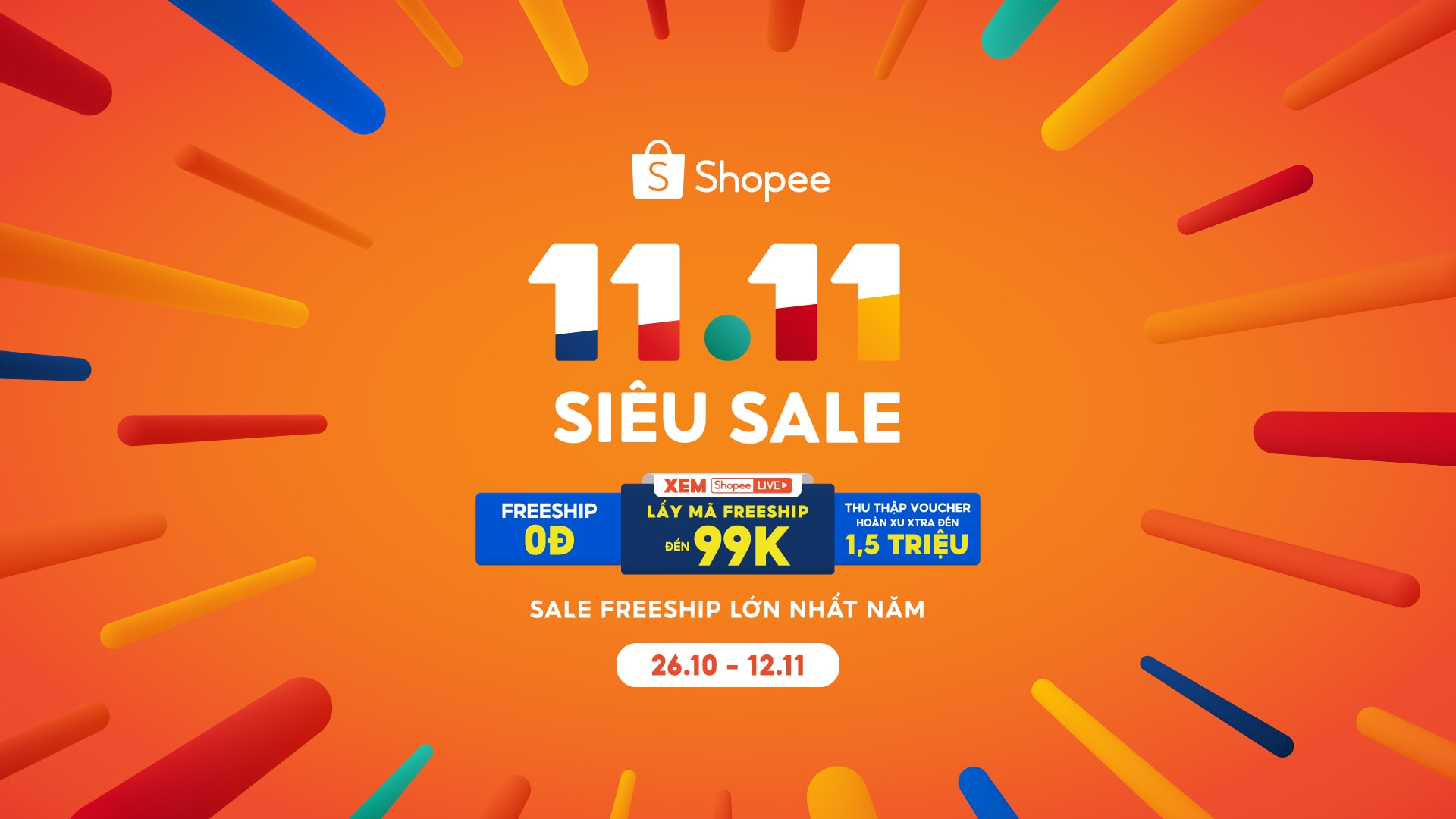 Shopee បើកដំណើរការ 11/11 Super Sale ដោយបង្កើនការផ្សព្វផ្សាយជាបន្តបន្ទាប់ដើម្បីជួយអ្នកប្រើប្រាស់ទិញទំនិញយ៉ាងងាយស្រួល និងសន្សំប្រាក់ - VnEconomy