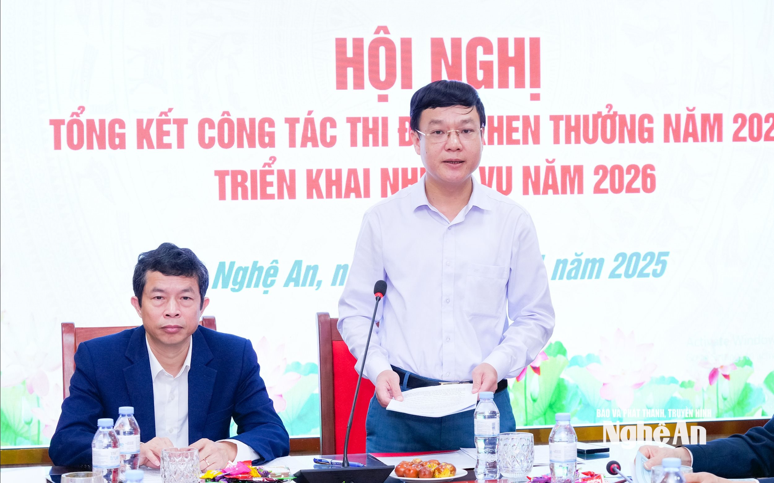 Đồng chí Phạm Tuấn Vinh - Ủy viên BCH Đảng bộ tỉnh, Phó Bí thư Đảng ủy UBND tỉnh triển khai phong trào thi đua năm 2026. Ảnh: TL