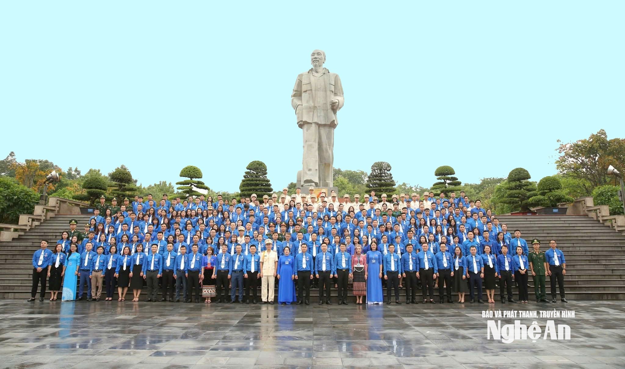 Các đại biểu dự Đại hội đại biểu Đoàn Thanh niên Cộng sản Hồ Chí Minh tỉnh Nghệ An lần thứ XVIII. Ảnh Thanh Quỳnh