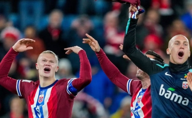 Na Uy thắng đậm Estonia.