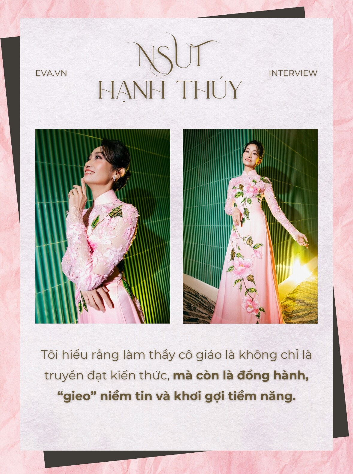 NSƯT Hạnh Thúy ở tuổi 48, sau khi hoàn thành chương trình học Thạc sĩ.