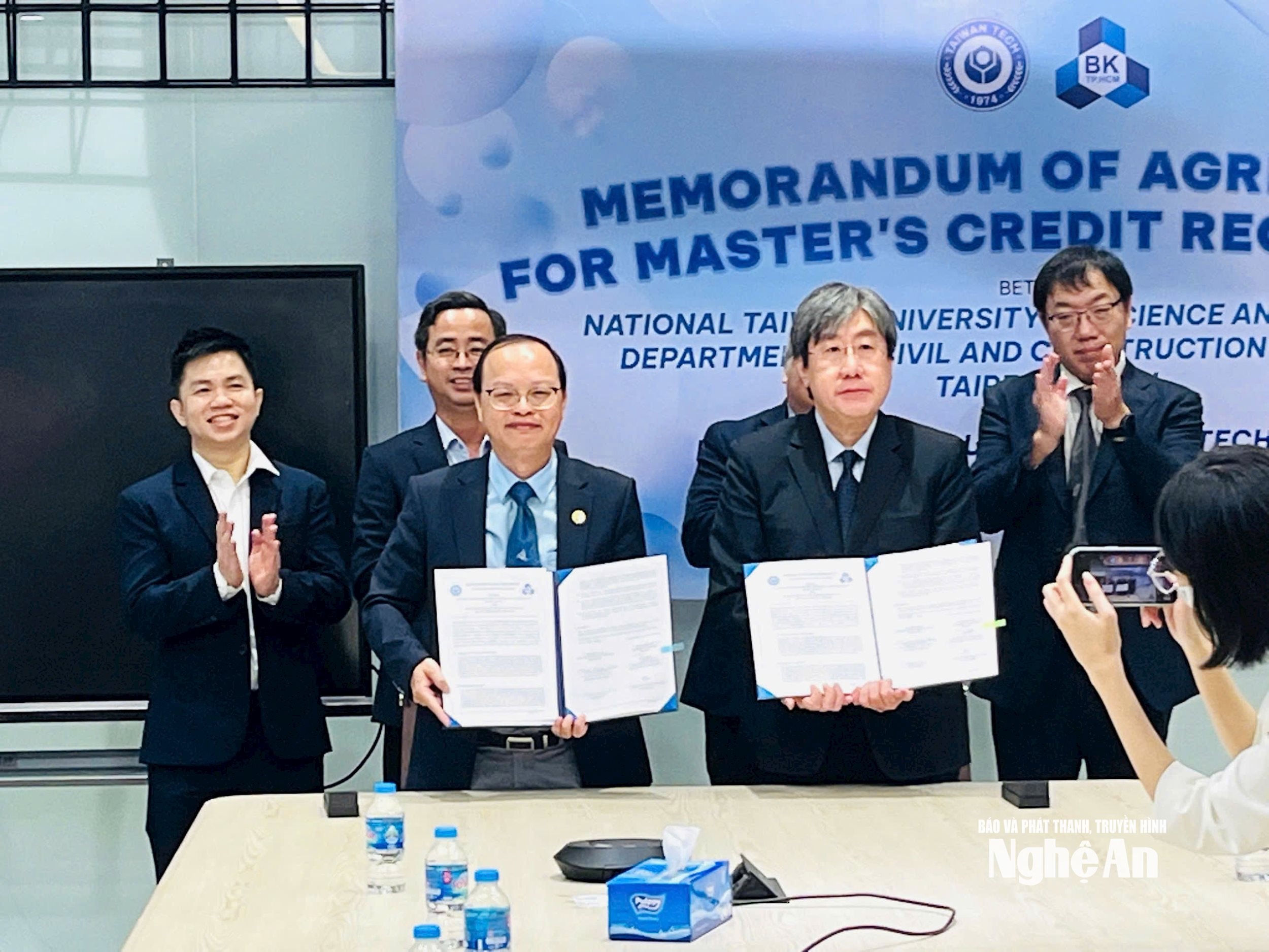 Ký kết hợp tác giữa khoa Xây dựng, Trường Đại học Bách khoa-TP Hồ Chí Minh và Đại học Khoa học và Công nghệ quốc gia Đài Loan.