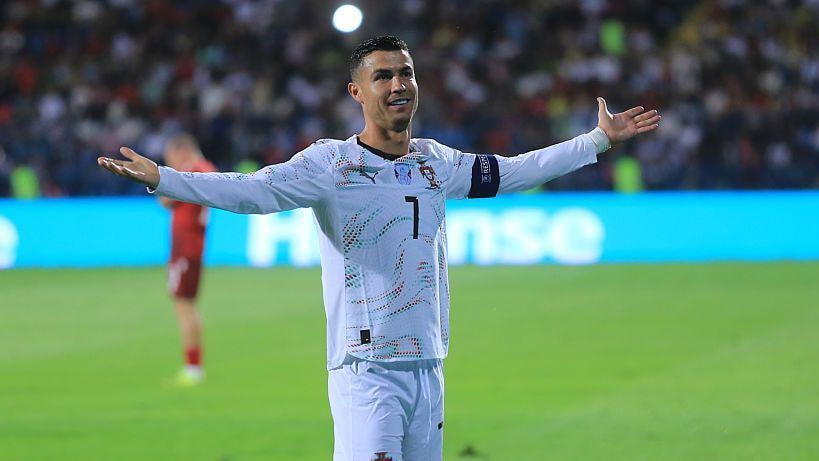 Armenia 0-5 Portugal: Cristiano Ronaldo scores twice as Portugal pay Diogo Jota tribute - BBC Sport