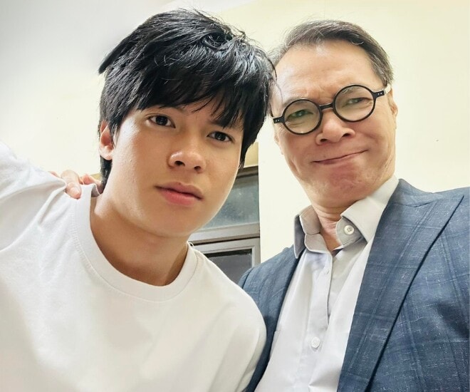 NSND Trần Lực tự hào mỗi khi nhắc về quý tử.