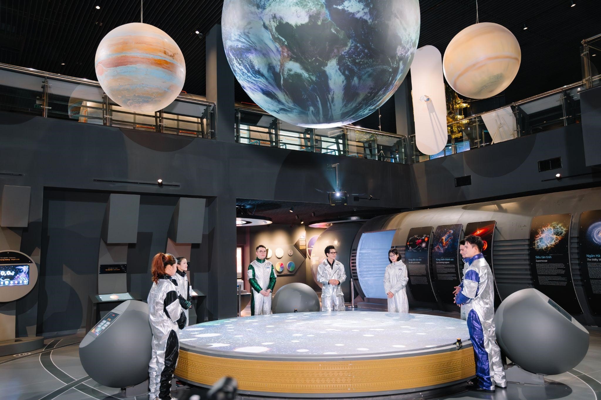 Toàn cảnh Trung tâm Vũ trụ Việt Nam, một trong những địa điểm ghi hình chung kết.