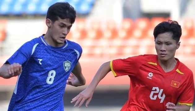 U22 Việt Nam thua sát nút U22 Uzbekistan.