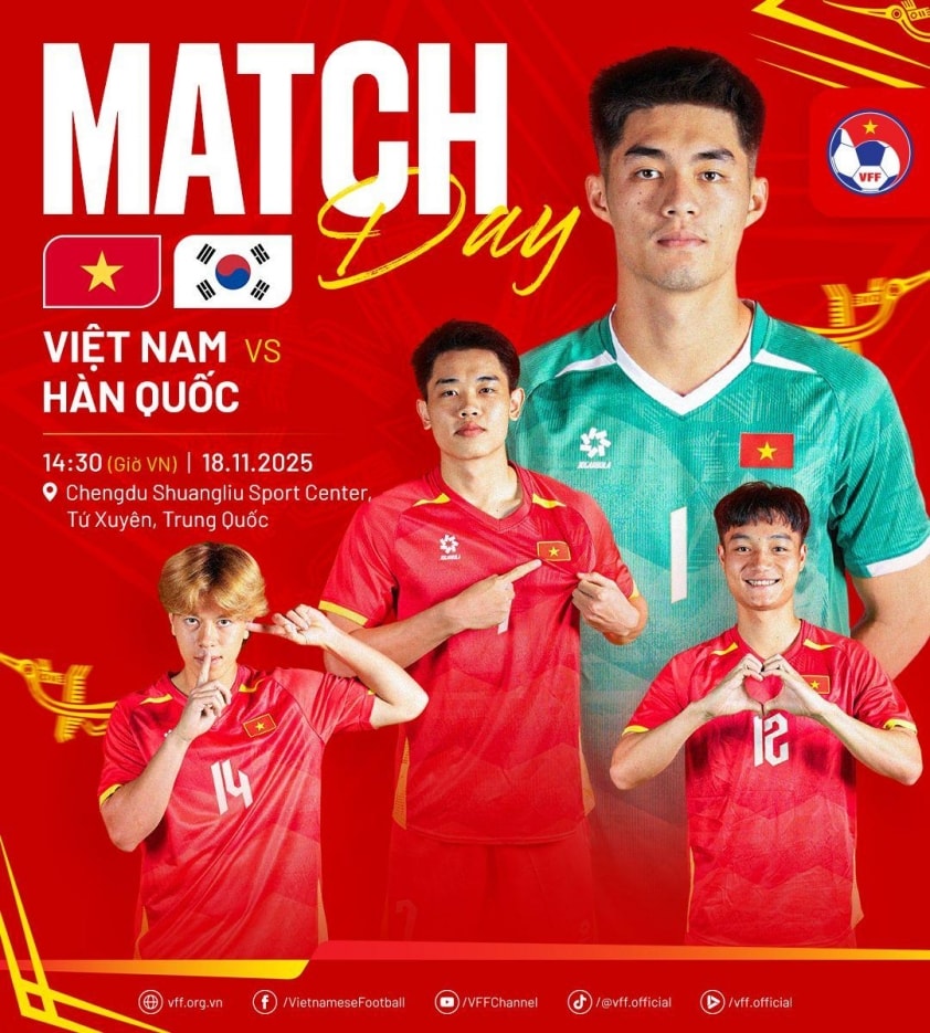 Trực tiếp U22 Việt Nam vs U22 Hàn Quốc, 14h30 hôm nay 18/11 743445