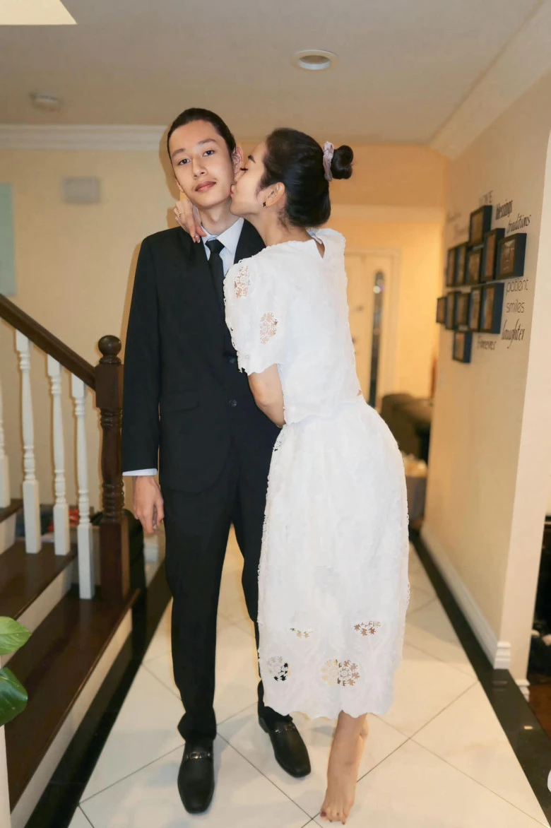 Con trai của Jennifer Phạm có thành tích học tập rất tốt.