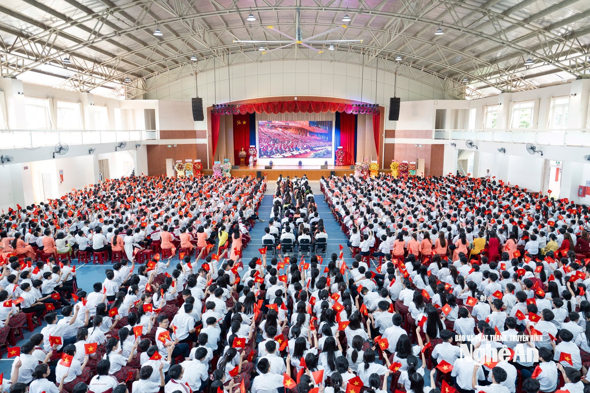Lễ Khai giảng năm học 2025-2026 tại Trường Tiểu học, THCS và THPT Hoàng Việt