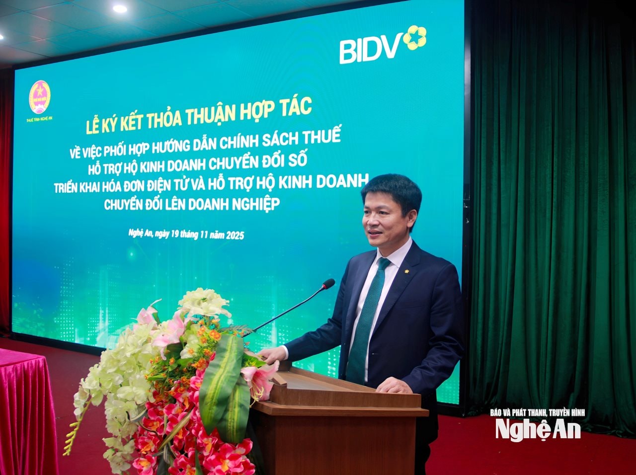 Tran Minh Tinh - Diretor do BIDV Nghe An Branch falou foto Quang An