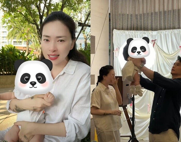 Nữ diễn viên Ngô Thanh Vân bật khóc vì hạnh phúc bên người chồng của mình.
