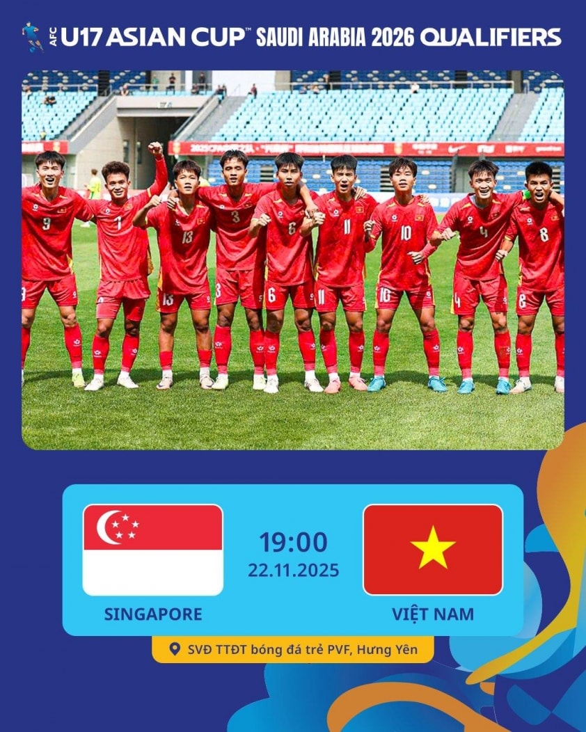 Trực tiếp U17 Việt Nam vs U17 Singapore, 19h00 hôm nay 22/11 746182