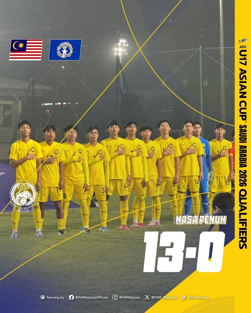 Malaysia thắng không tưởng 13-0, đẩy Việt Nam xuống nhì bảng 746304