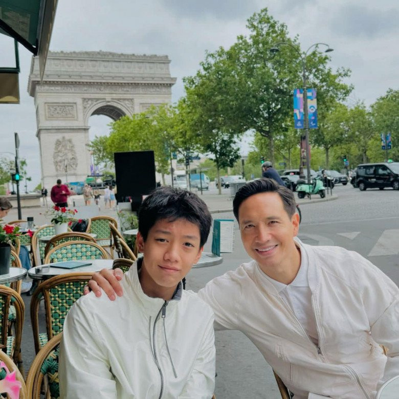 Con riêng của Hà Hồ có mối quan hệ tốt với Kim Lý.