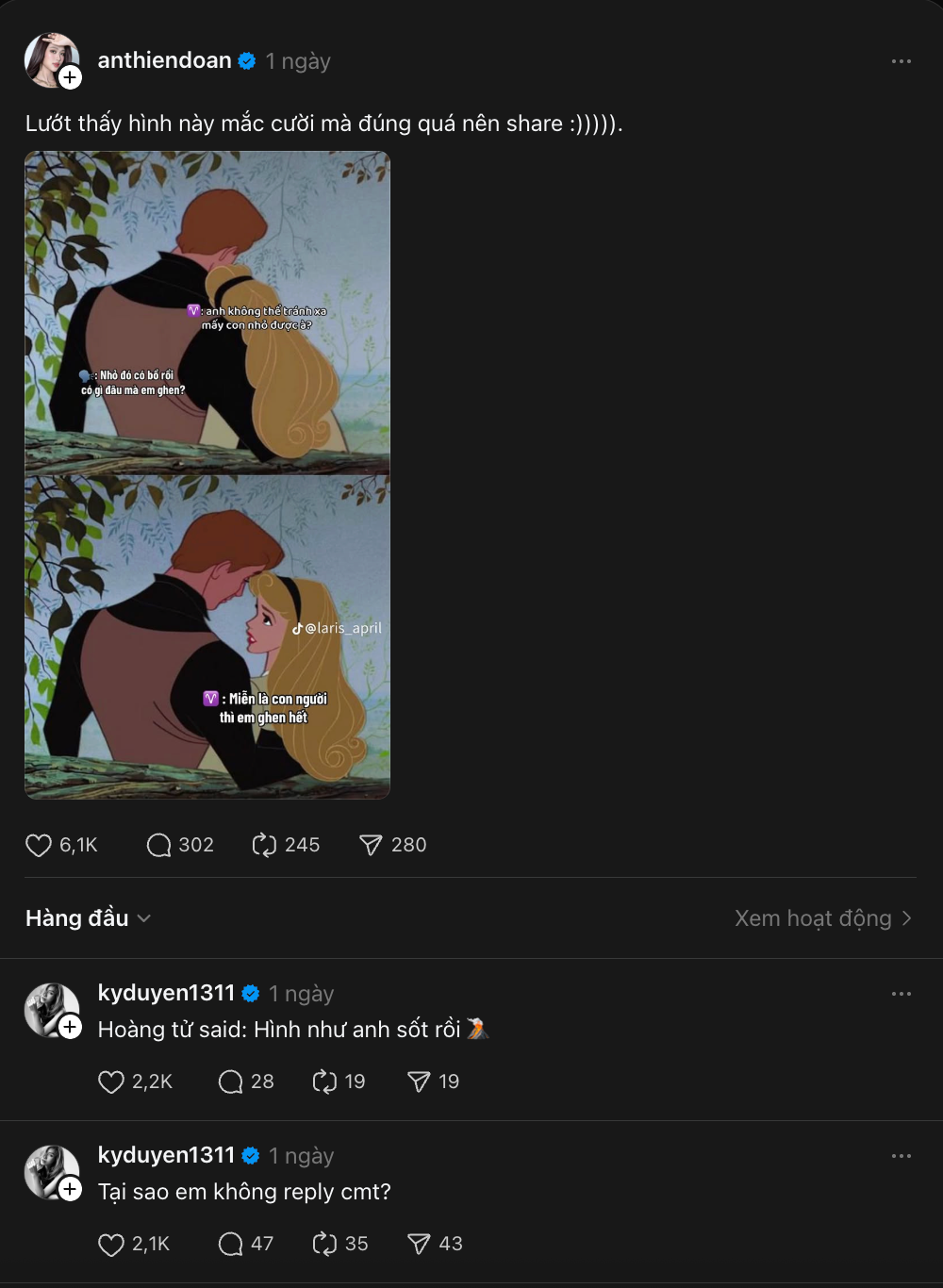 Thiên Ân im lặng, Kỳ Duyên chất vấn: 