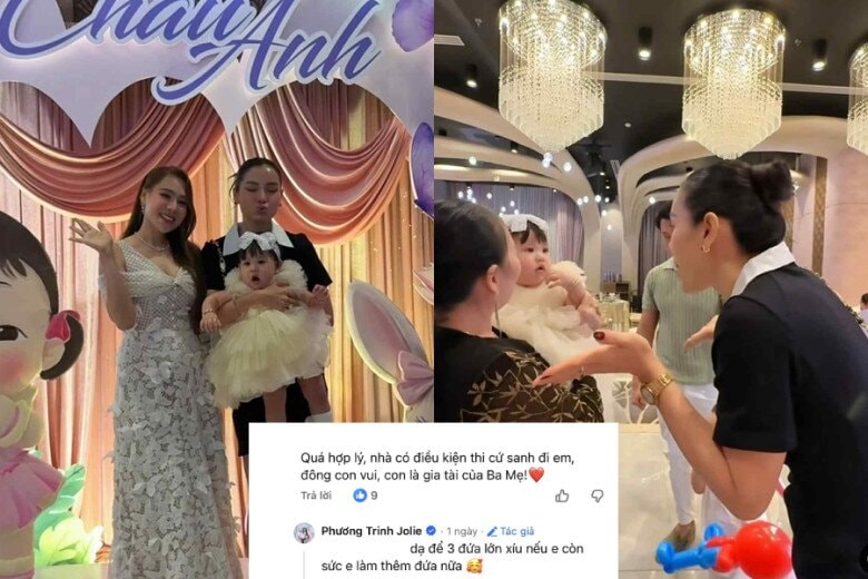 Gia đình diễn viên Phương Trinh Jolie.