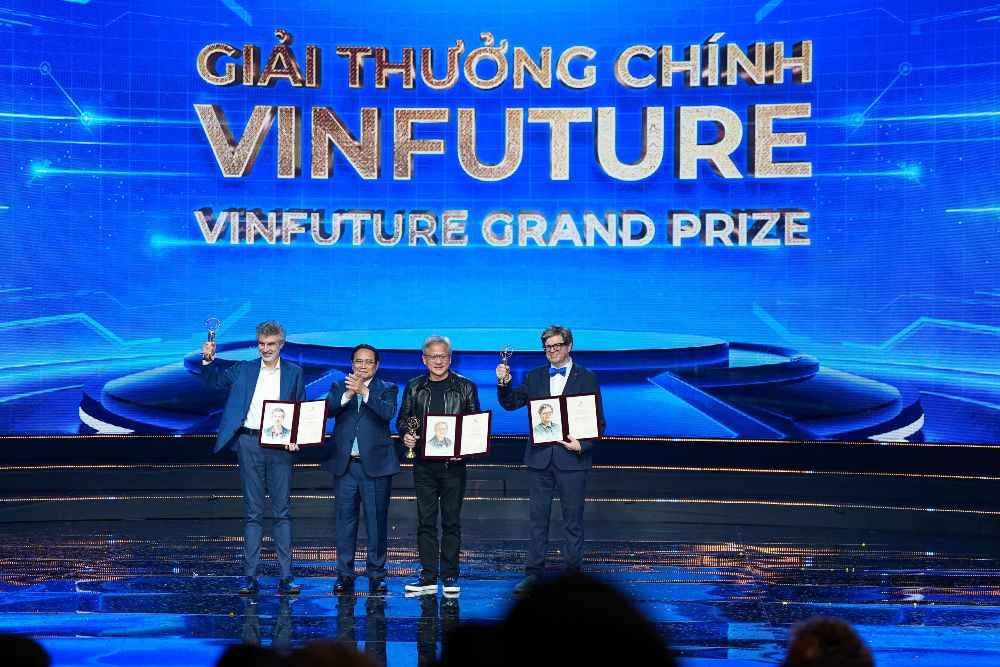 Các nhà khoa học giành Giải thưởng Chính tại Lễ trao giải Vinfuture 2024