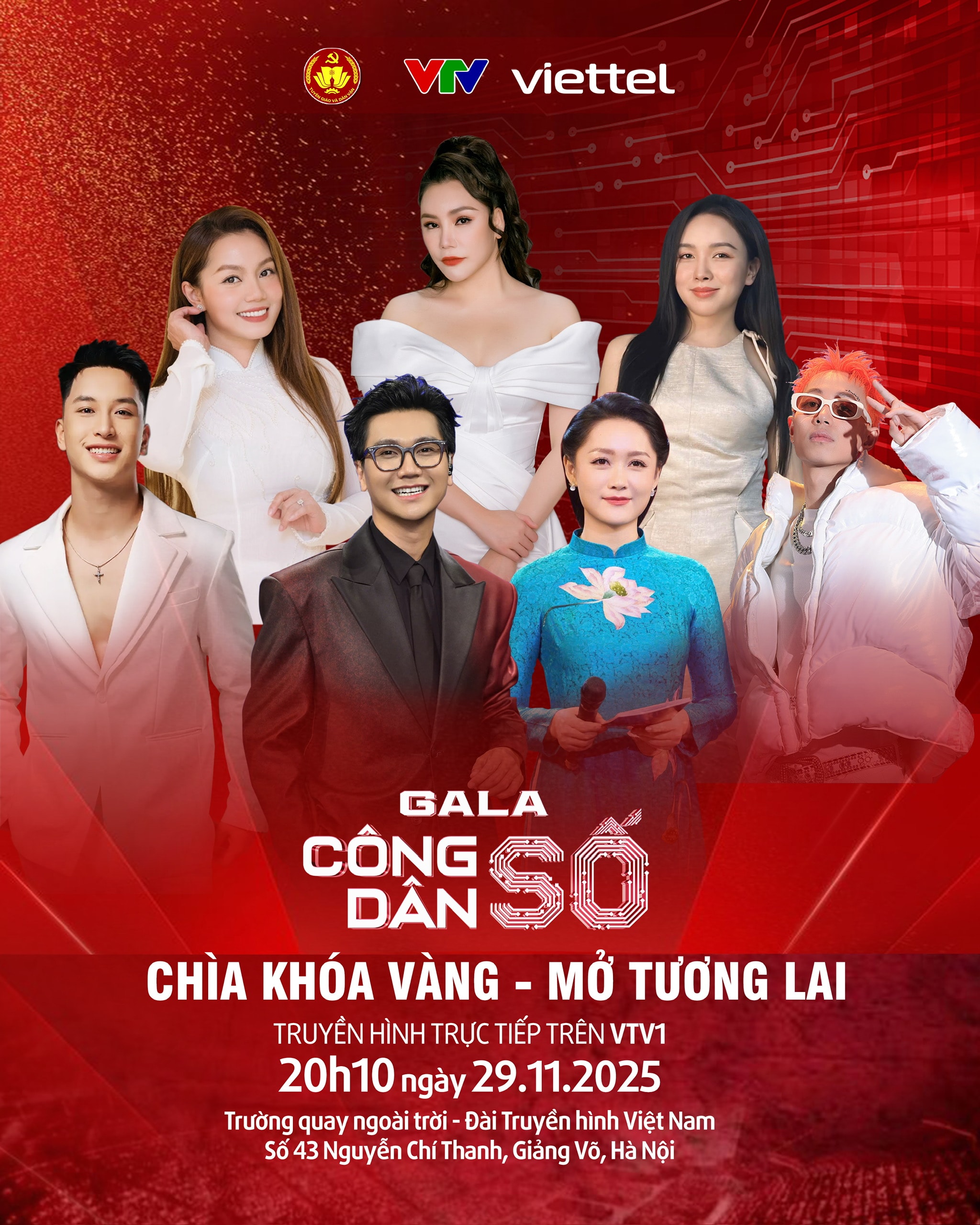 TRỰC TIẾP Gala Công dân số (20h10, VTV1)
