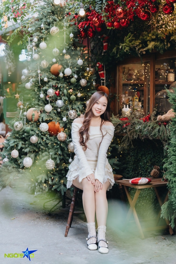 Xếp hàng chụp ảnh Noel ở con ngõ dài 100 m mang phong cách Hàn Quốc - 9