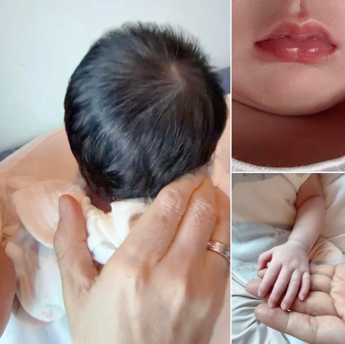 Con gái Vũ Luân xinh xắn, được khen giống bố.