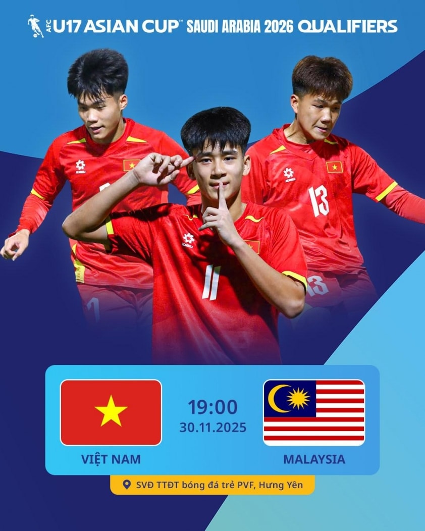 Trực tiếp U17 Việt Nam vs U17 Malaysia, 19h00 hôm nay 30/11 750859