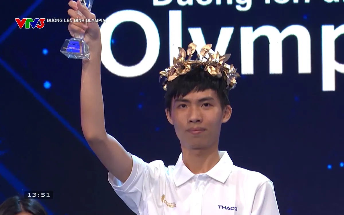 Nam sinh Hải Phòng một đường thẳng tiến giành vòng nguyệt quế Đường lên đỉnh Olympia- Ảnh 1.