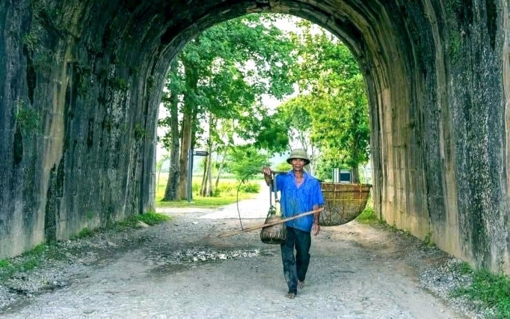 Du khách thích thú trải nghiệm xe trâu, ngắm cảnh bình yên quanh Thành nhà Hồ - 4