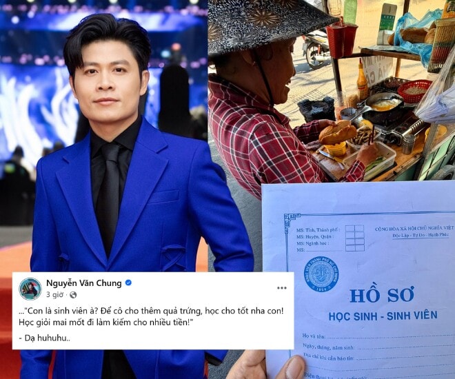 Nguyễn Văn Chung kể câu chuyện được cô bán bánh mì động viên trong ngày đầu làm thủ tục nhập học.