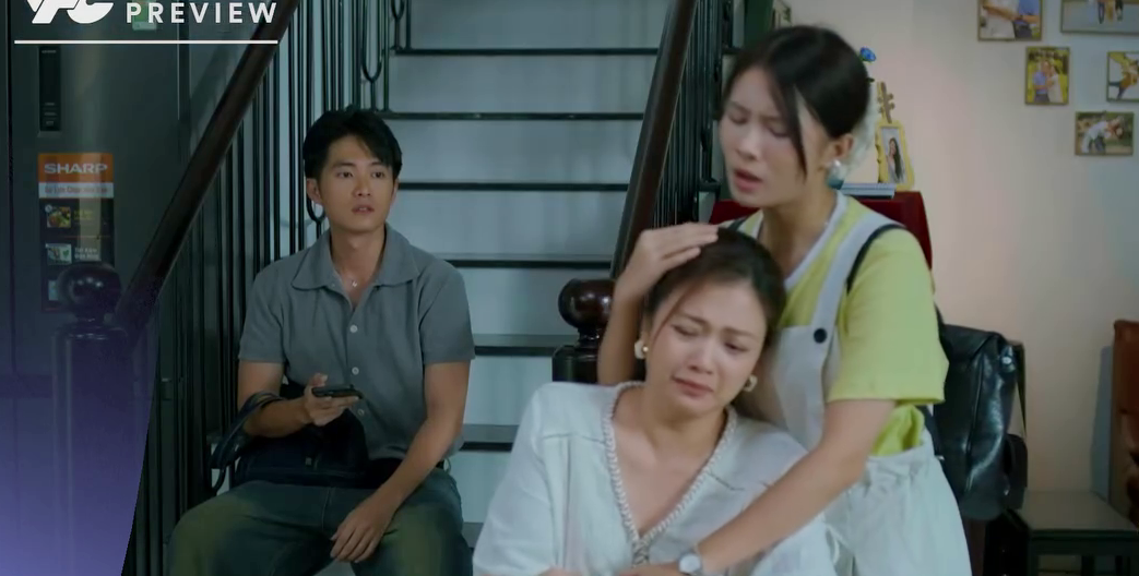 Gia đình trái dấu - Tập 1: Chồng đang họp, 'công chúa' vợ gọi cháy máy- Ảnh 4.