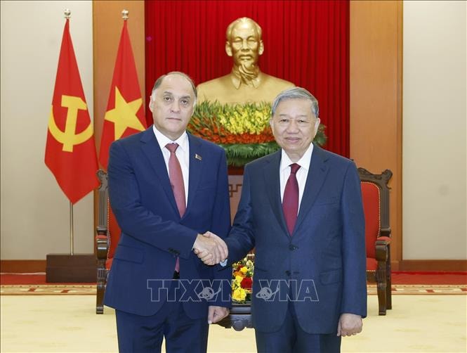 Tổng Bí thư Tô Lâm tiếp Thư ký Hội đồng An ninh Belarus- Ảnh 1.