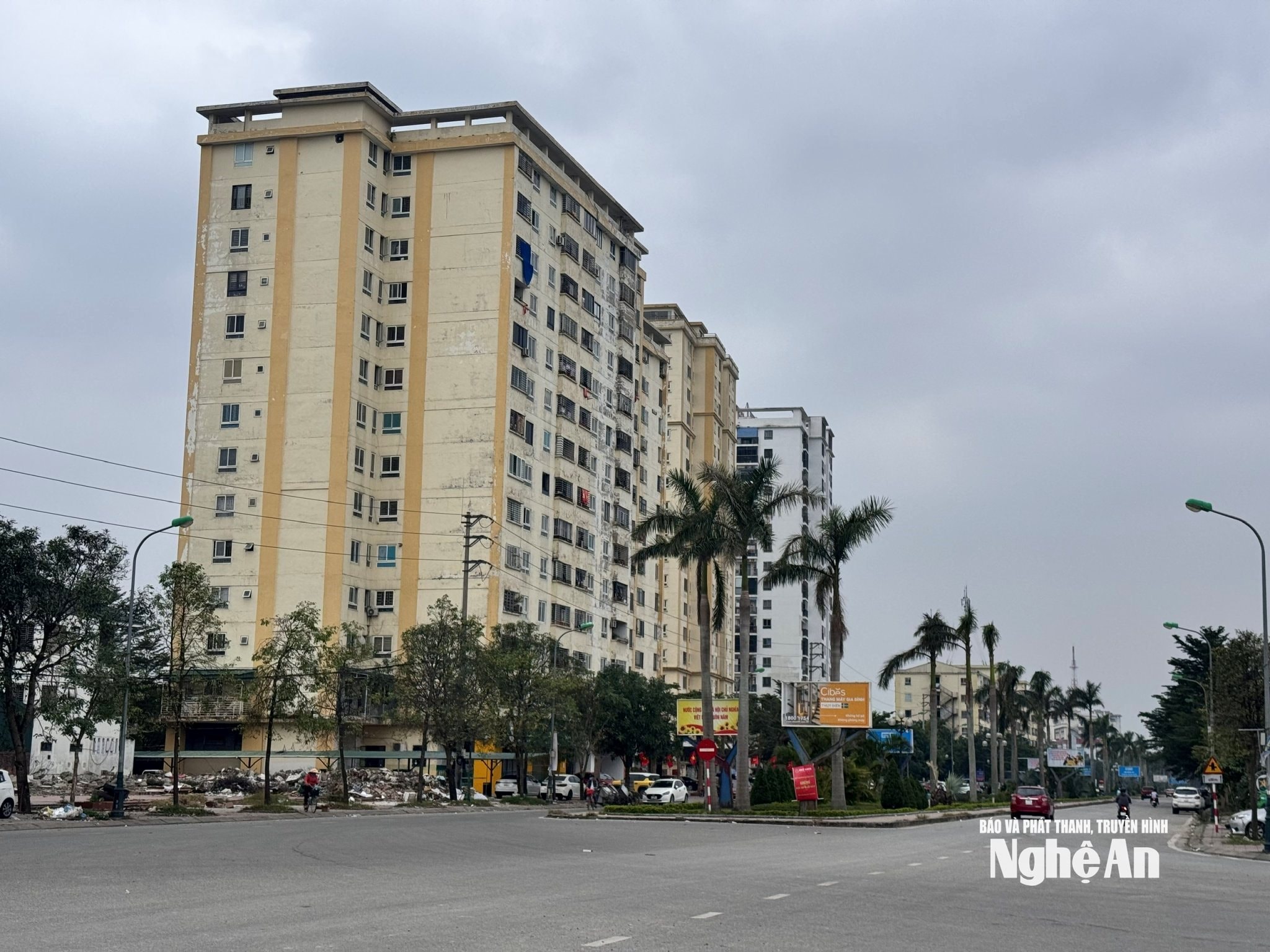 Fasa 1 sambungan Le Mao yang disiapkan 15 tahun lalu menyumbang kepada penciptaan ruang dan landskap bandar di selatan Vinh. Foto oleh Nguyen Hai