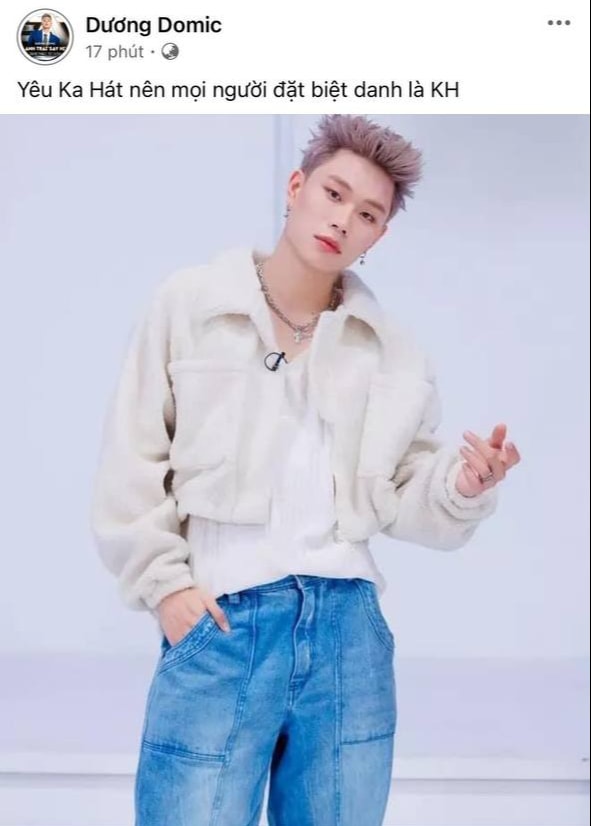 Dương Domic từng gây xôn xao vì bài đăng được cho là ngầm xác nhận tình cảm với Linh Ka