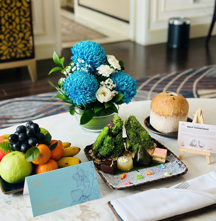 Welcome set tại phòng