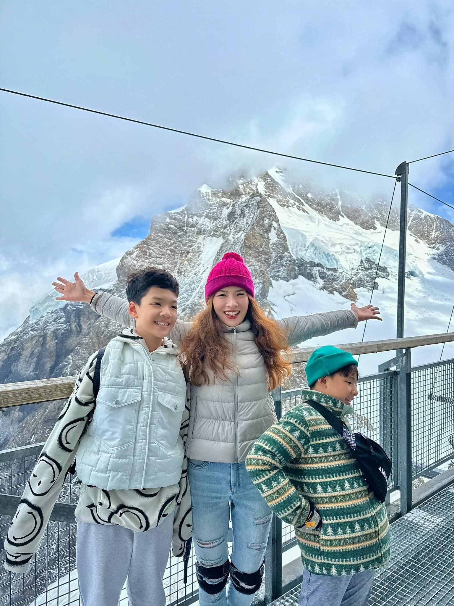 Đan Lê không đặt nặng kỳ vọng với 2 con.