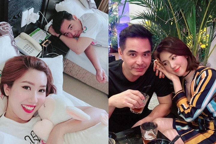 Thúy Ngân và Trung Dũng trong một cảnh phim.