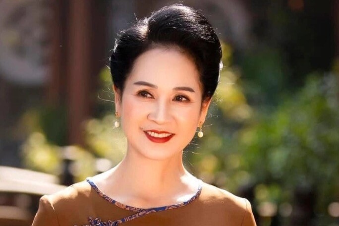 NSND Trà Giang thời trẻ với vẻ đẹp được ca ngợi.