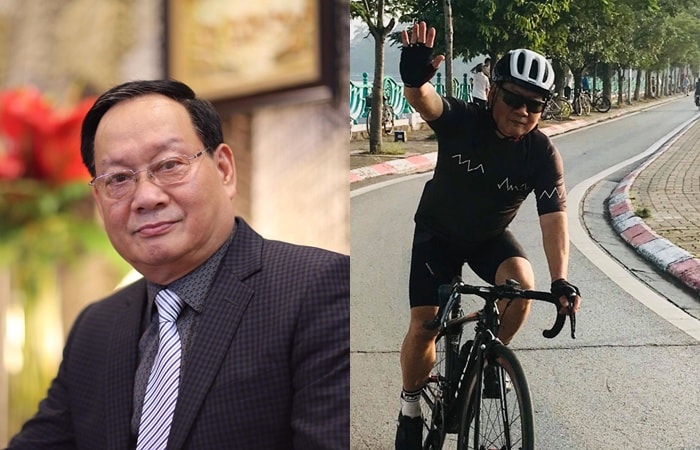 Nghệ sĩ Tiến Đạt có sở thích đạp xe để rèn luyện sức khỏe