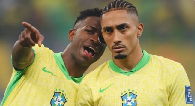 Tuyển Brazil là ứng cử viên đua vô địch.