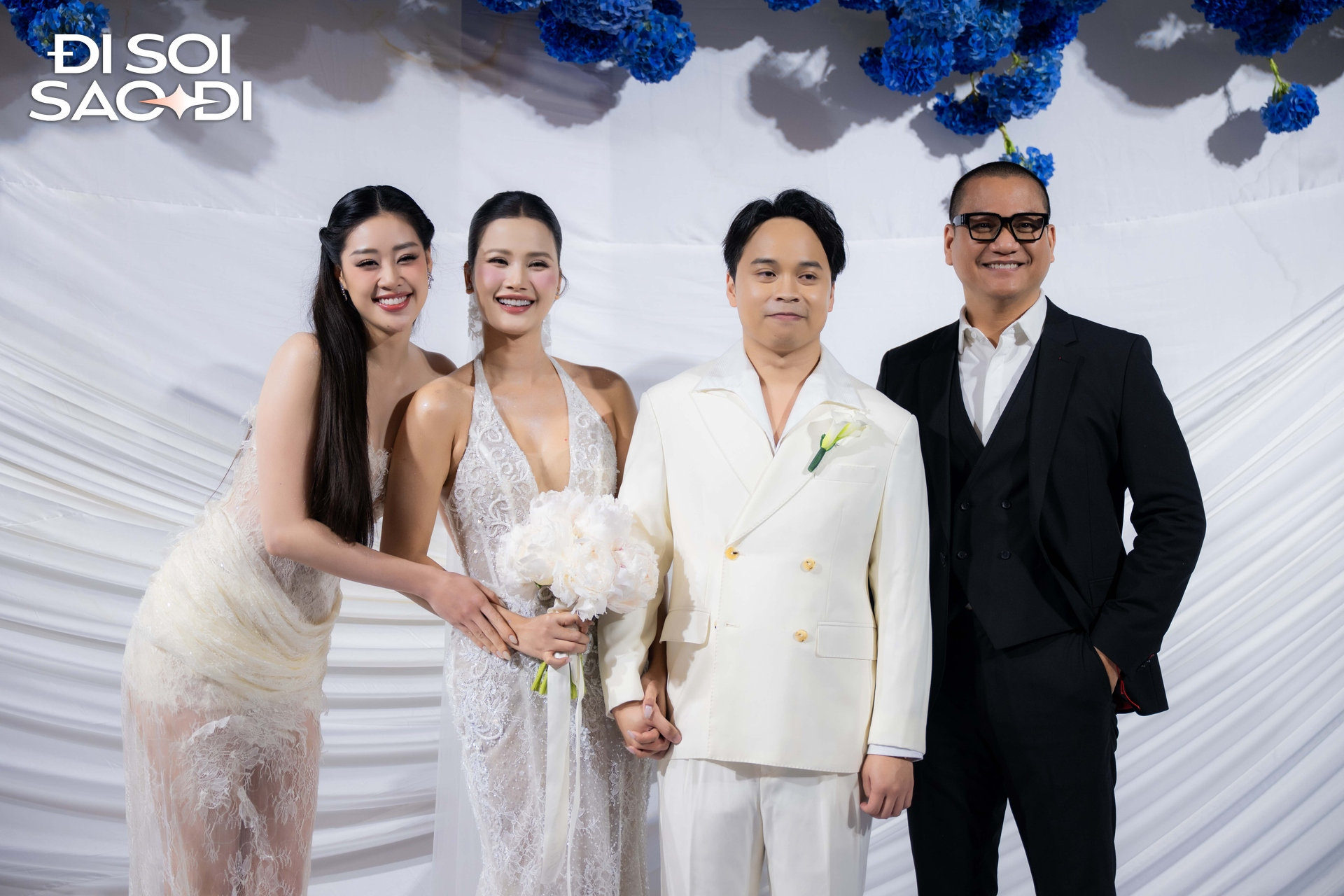 Hoa hậu Khánh Vân diện váy xuyên thấu tại sự kiện.