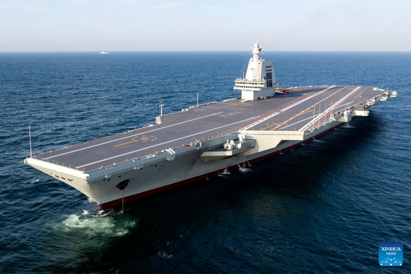 Phúc Kiến, tàu sân bay hiện đại và mới nhất của Trung Quốc - Ảnh: Xinhua
