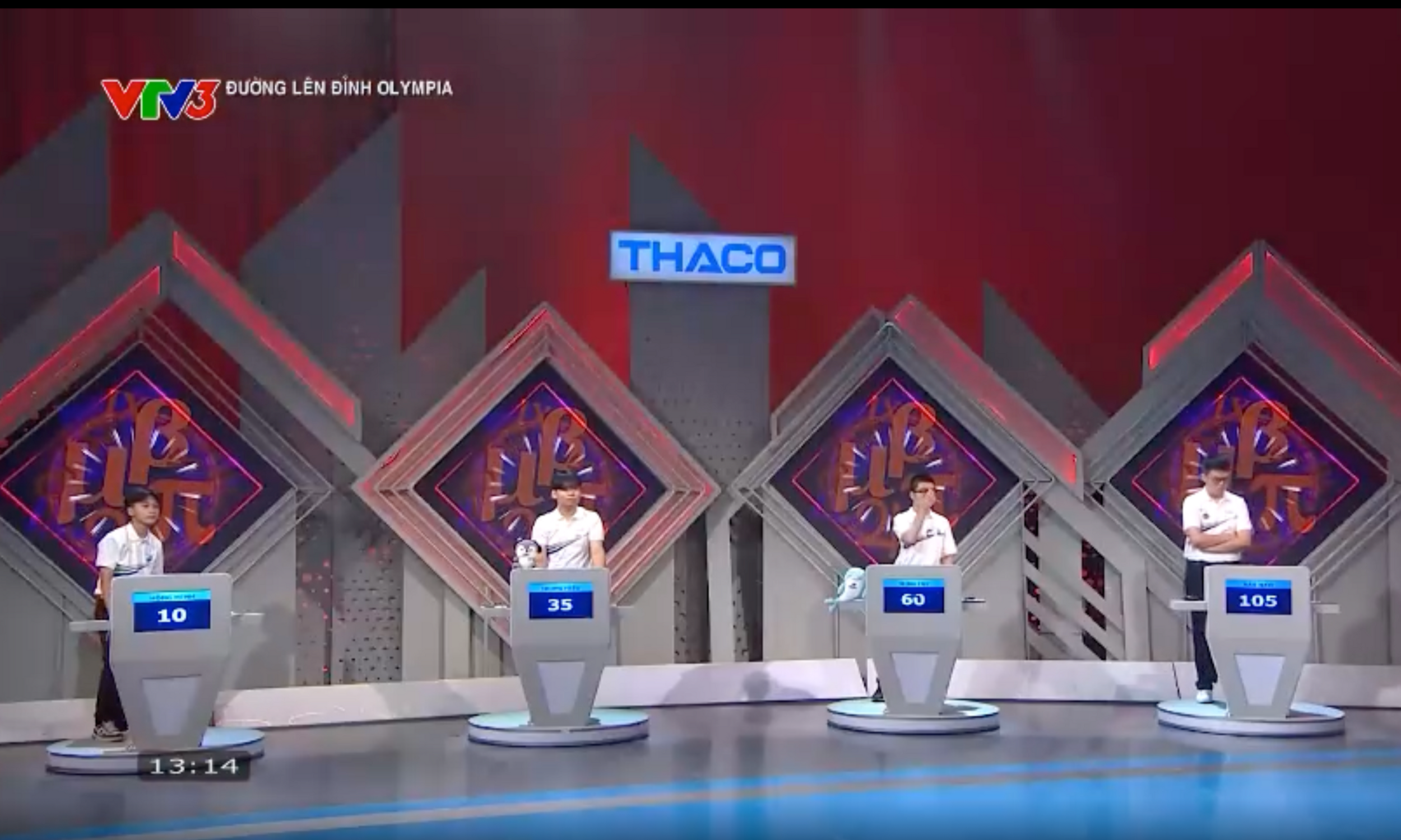 Phạm Bảo Nam thể hiện sự tập trung cao độ trong các phần thi.