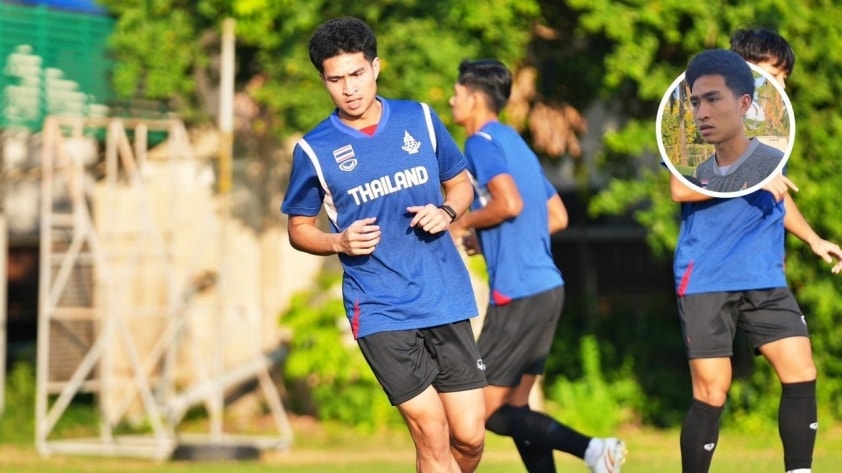 Tiền vệ Seksan Ratree quyết tâm thắng U22 Singapore hướng tới mục tiêu giành HCV SEA Games (Ảnh: Thairath)