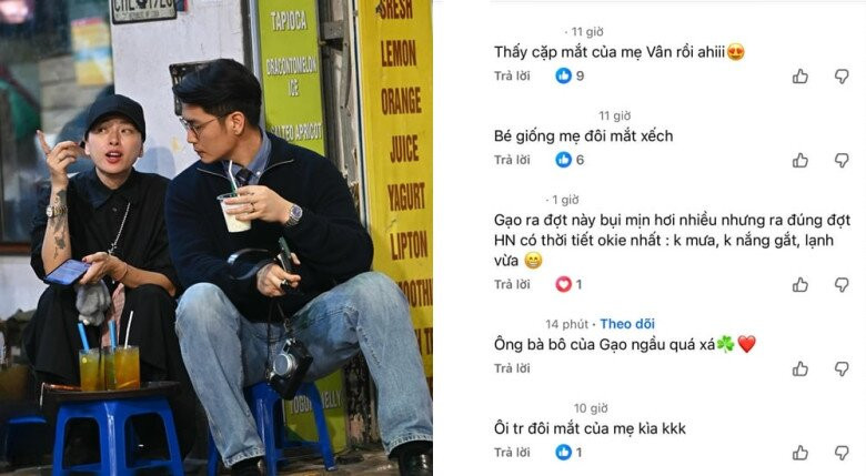 Chỉ một ánh nhìn của bé Gạo, mọi người đồng loạt nhận xét đôi mắt giống hệt Ngô Thanh Vân.