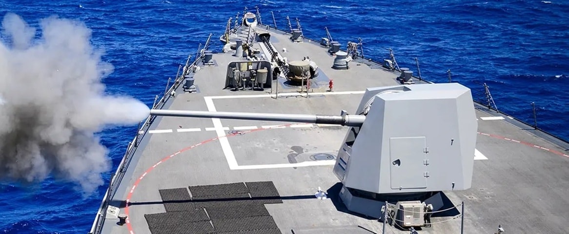 Pháo hạm MK 45 - Ảnh: BAE Systems