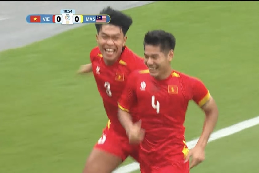 Trực tiếp U22 Việt Nam 1-0 U22 Malaysia: Mở tỷ số sớm 758217