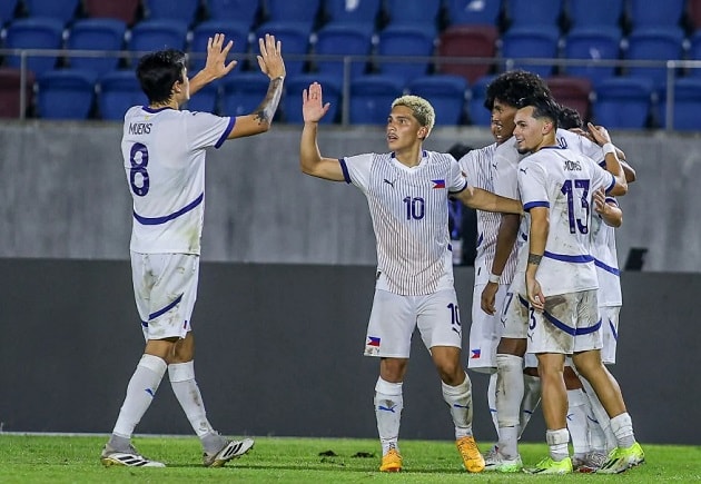 U22 Philippines chơi khá biết người biết ta.