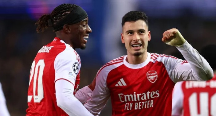 Arsenal vừa có được chiến thắng tưng bừng ở Champions League.