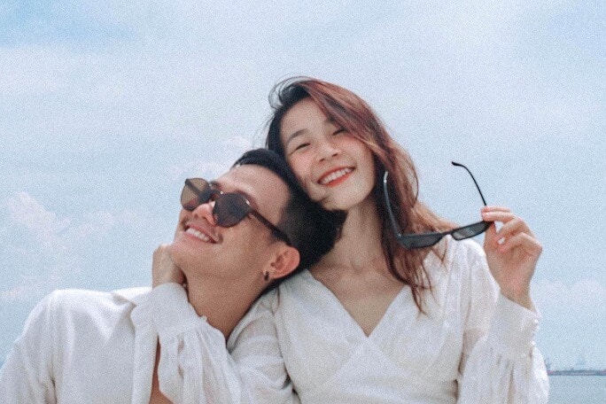 NSND Đặng Hùng và NSND Vương Linh thời trẻ.