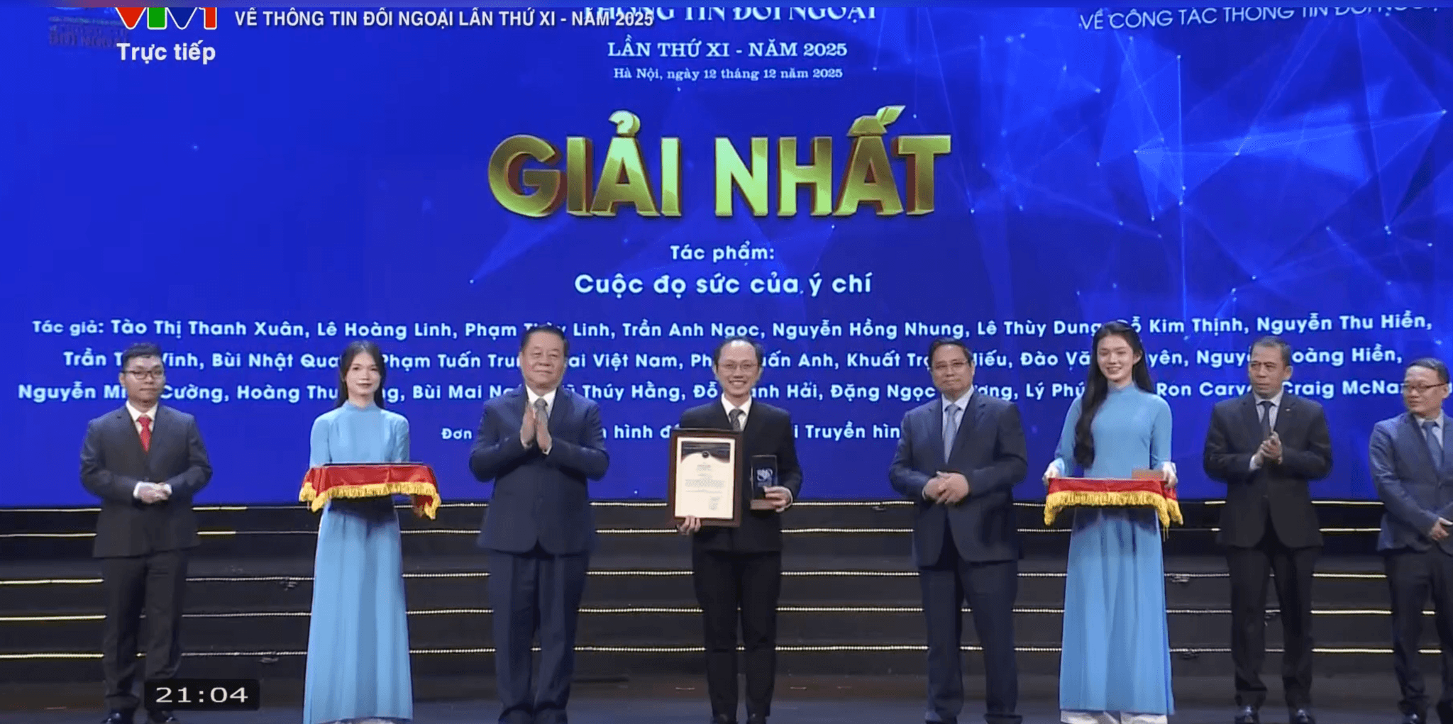 Đài THVN giành giải Nhất tại Giải thưởng Thông tin đối ngoại lần thứ XI- Ảnh 3.