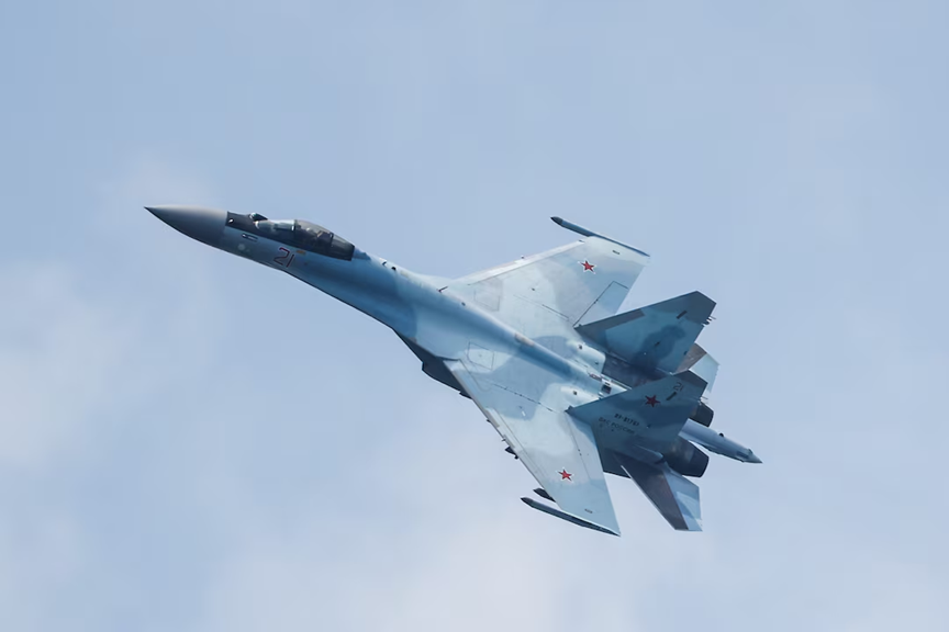 Tiêm kích Su-35 của quân đội Nga - Ảnh Reuters